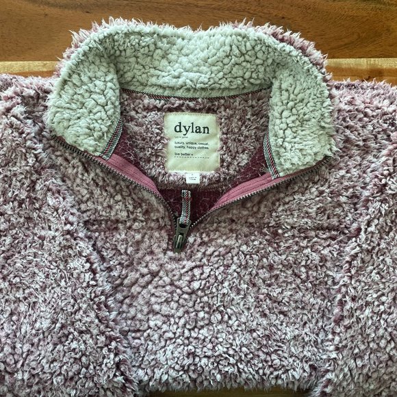 Dylan Los Angeles Sherpa Pullover Jacket Size S - Picture 3 of 4